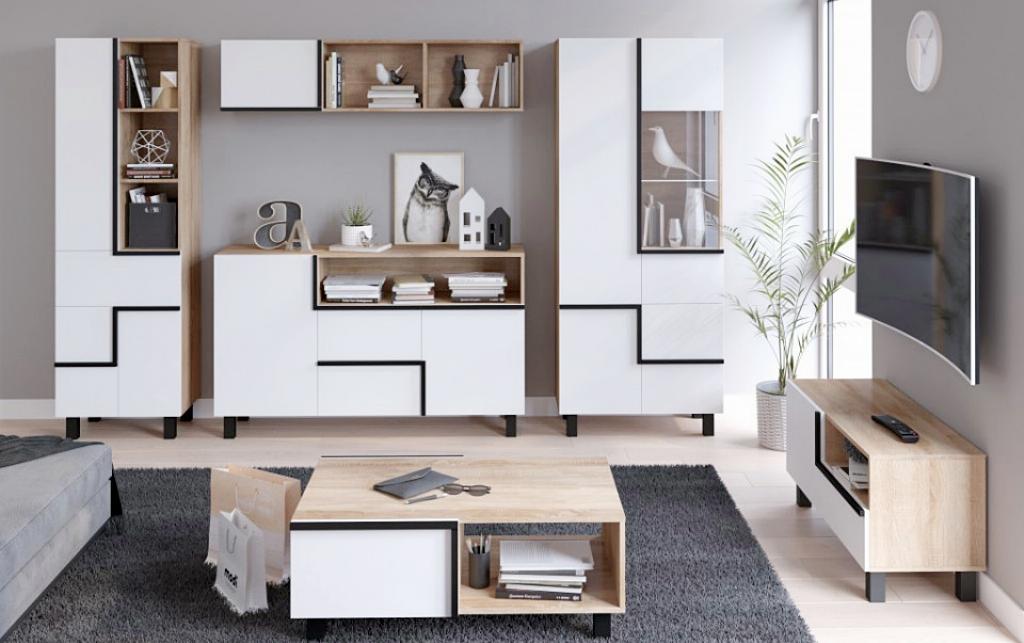 Mobila Sufragerie Lars Set Alb