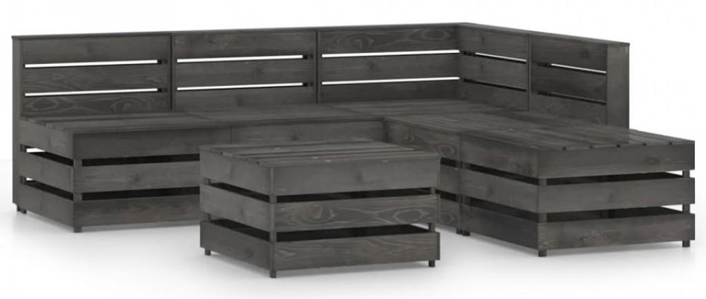 Set Mobilier Gradina Pin Gri