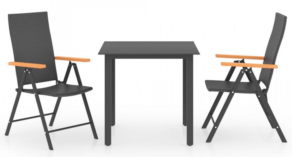 Set Masa Gradina Negru Maro